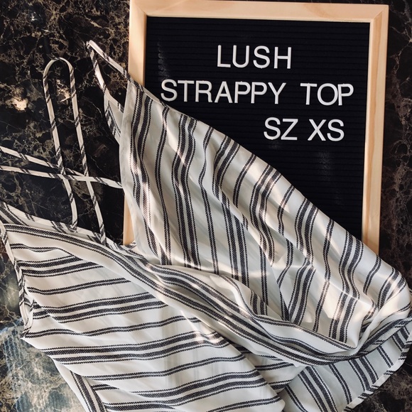 Lush Tops - 🖤 Strappy Lush Wrap Tank!